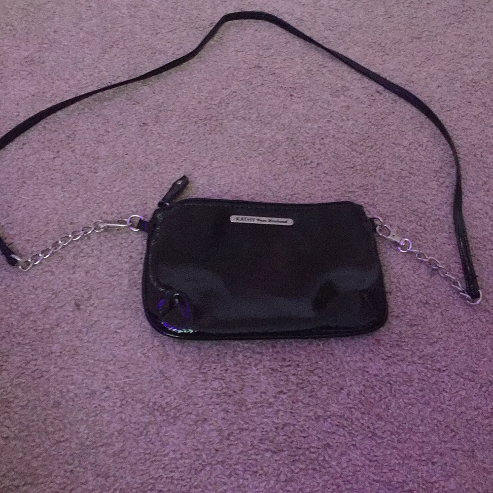 Cute simple black crossbody bag